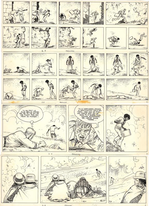 Milo Manara - Giuseppe Bergman, Jour de colère, Planche orig