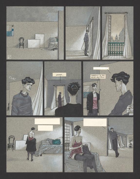 Miguelanxo Prado - Crépuscule, Planche originale n°62, oeuvr