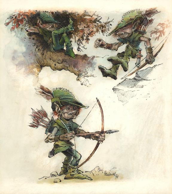 René Hausman - Le Grand Fabulaire du petit peuple, Illustrat