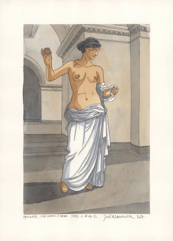 Joel Alessandra - Illustration originale : Aphrodite, dite l