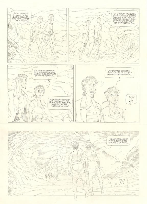 Olivier Roman - Sprague, Le Marin céleste, Planche originale