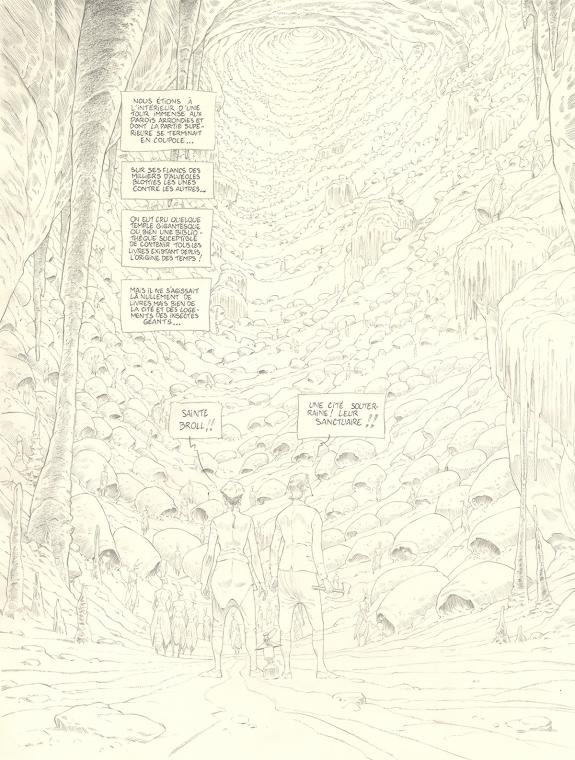 Olivier Roman - Sprague, Le Marin céleste, Planche originale