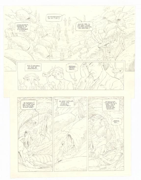 Olivier Roman - Sprague, Le Marin céleste, Planche originale