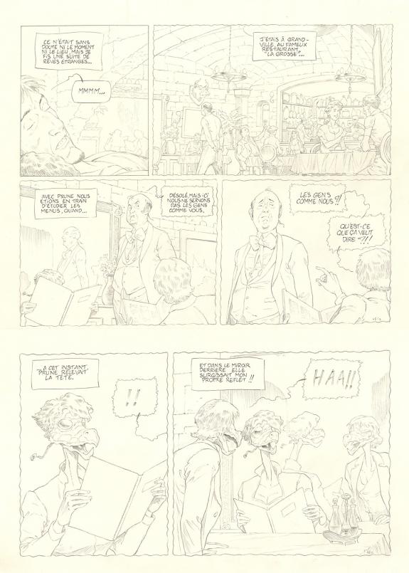 Olivier Roman - Sprague, Le Marin céleste, Planche originale