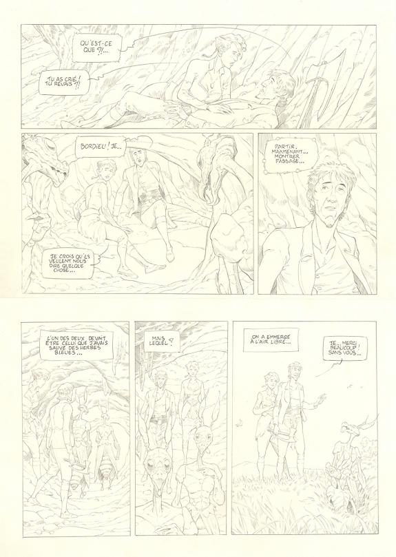 Olivier Roman - Sprague, Le Marin céleste, Planche originale