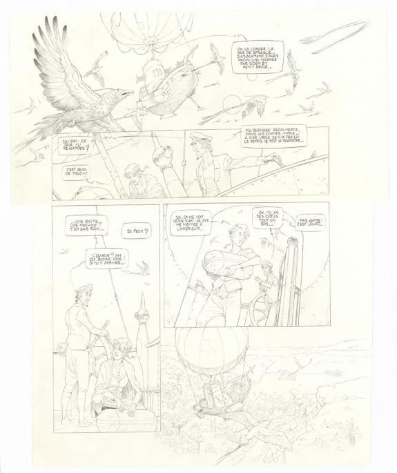 Olivier Roman - Sprague, Le Marin céleste, Planche originale
