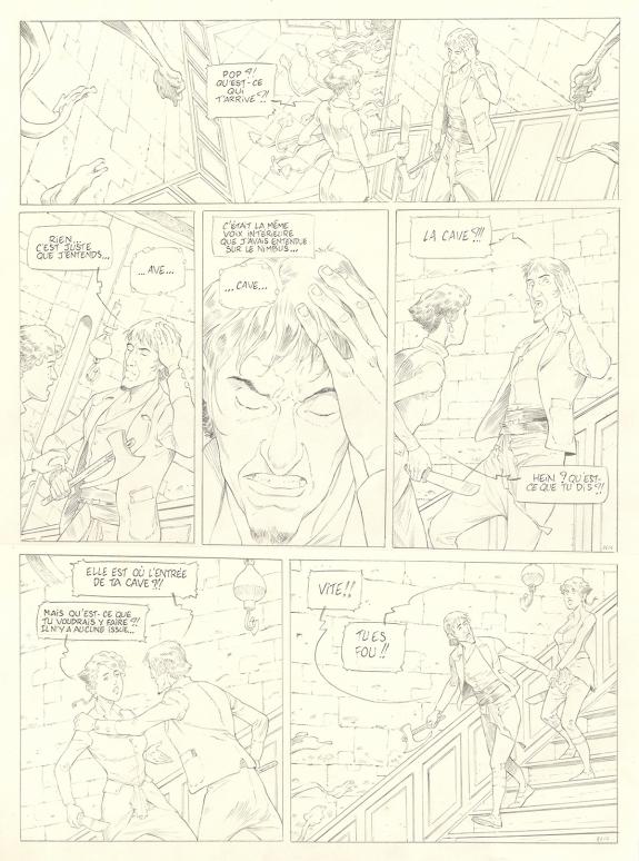 Olivier Roman - Sprague, Le Marin céleste, Planche originale