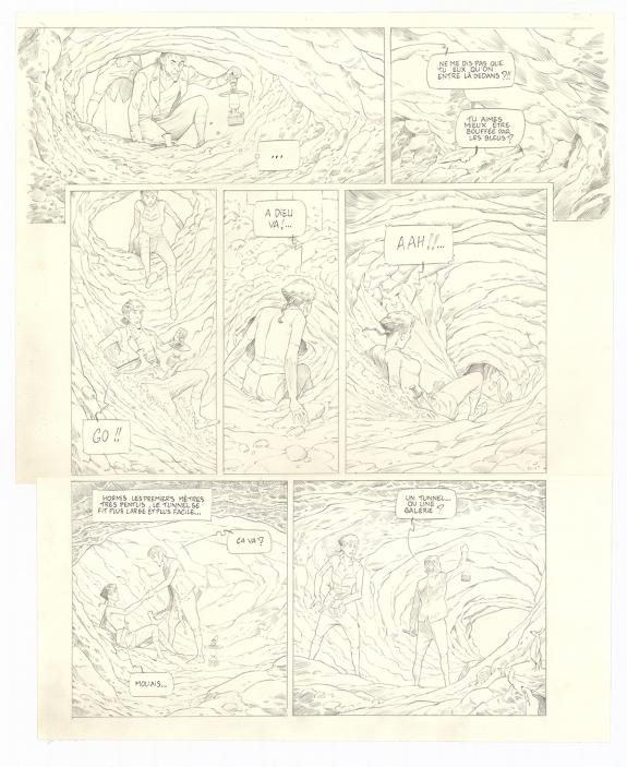 Olivier Roman - Sprague, Le Marin céleste, Planche originale