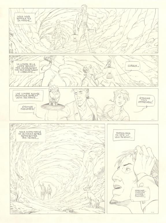 Olivier Roman - Sprague, Le Marin céleste, Planche originale