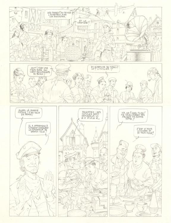 Olivier Roman - Sprague, Le Marin céleste, Planche originale