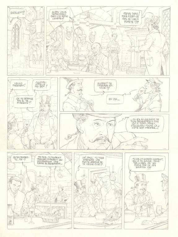 Olivier Roman - Sprague, Le Marin céleste, Planche originale