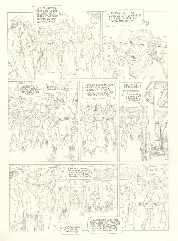 Olivier Roman - Sprague, Le Marin céleste, Planche originale