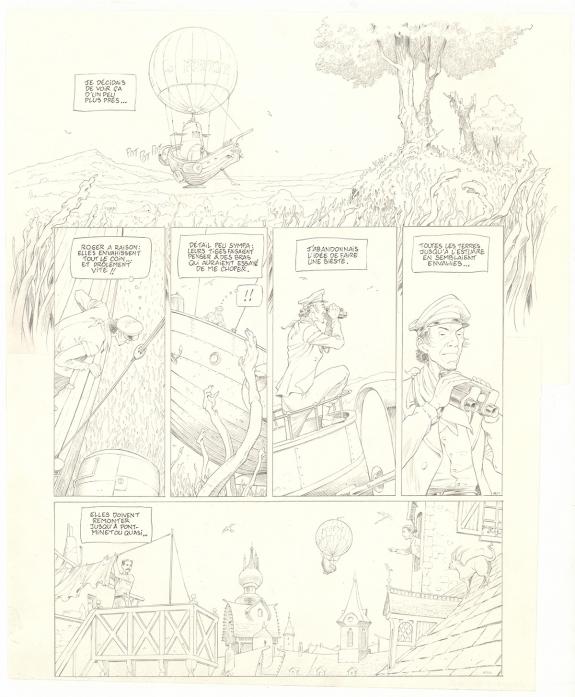 Olivier Roman - Sprague, Le Marin céleste, Planche originale