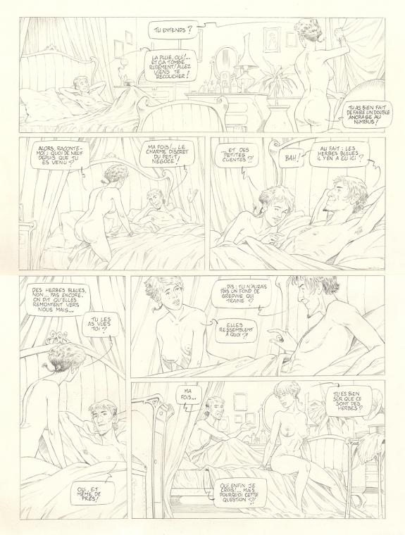 Olivier Roman - Sprague, Le Marin céleste, Planche originale