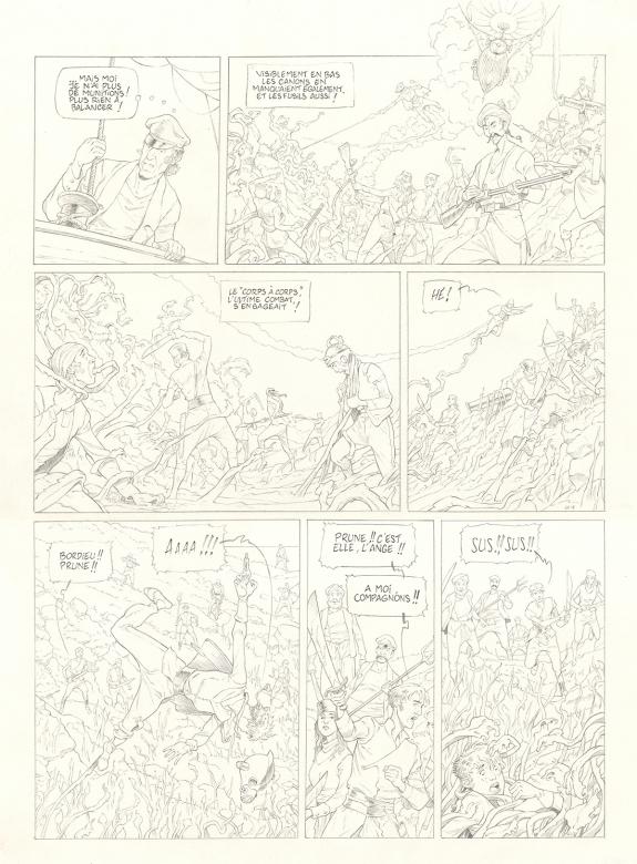 Olivier Roman - Sprague, Le Marin céleste, Planche originale