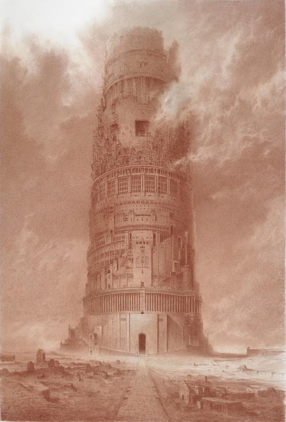 Paul & Gaëtan Brizzi - La Tour de Babel, illustration origin