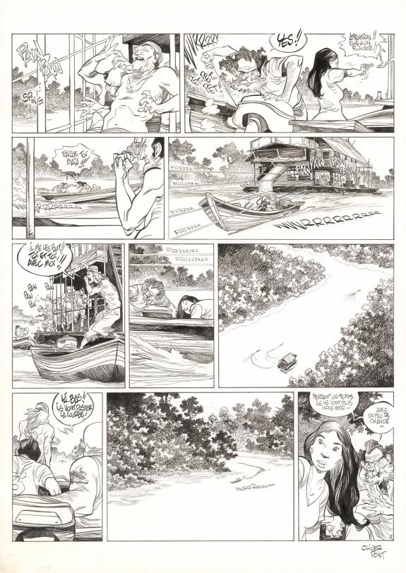 Olivier Pont - Un putain de salopard, Guajeraï, Planche orig