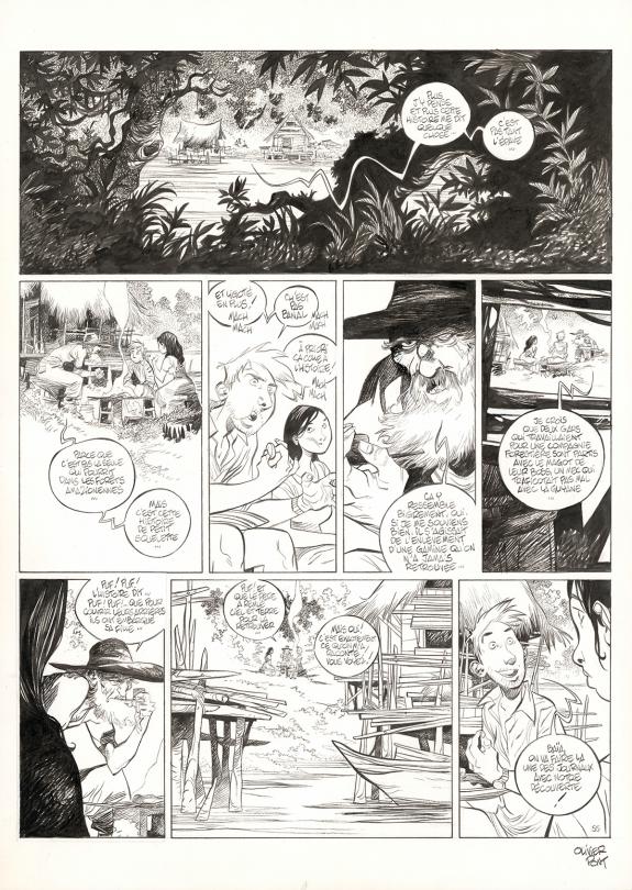 Olivier Pont - Un putain de salopard, O Maneta, Planche orig