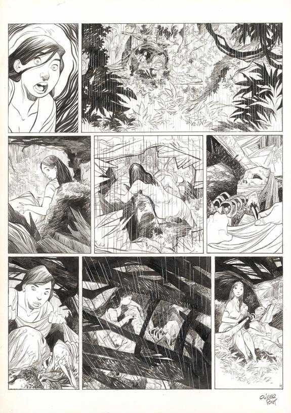 Olivier Pont - Un putain de salopard, O Maneta, Planche orig