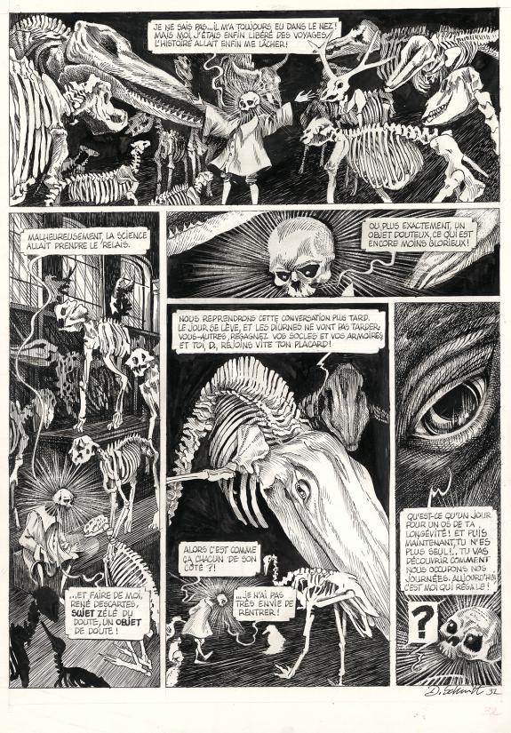 Daria Schmitt - La Tête de mort venue de Suède, Planche orig