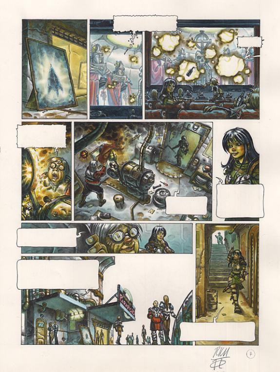 Roberto Ricci - Les Âmes d'Hélios, Au fil de l'épée, Planche