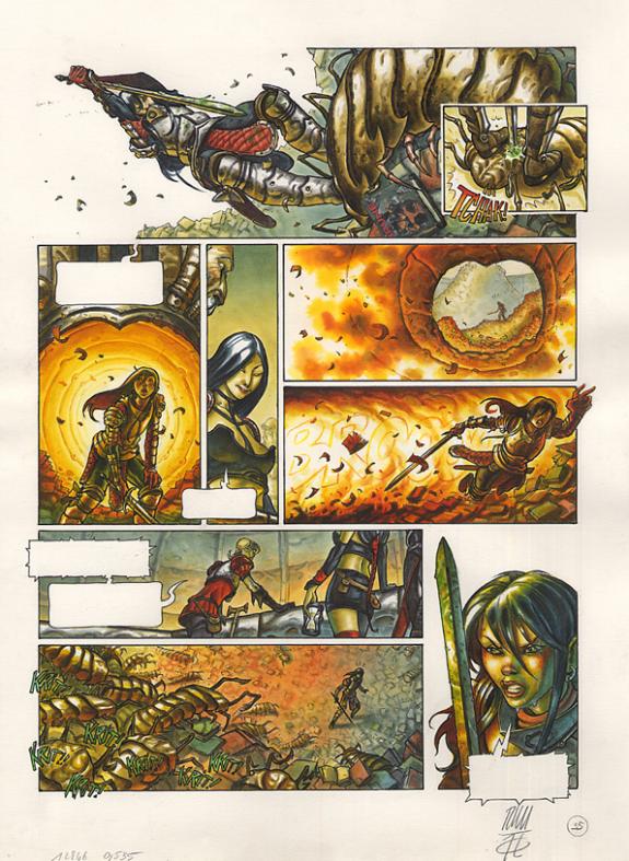 Roberto Ricci - Les Âmes d'Hélios, Au fil de l'épée, Planche