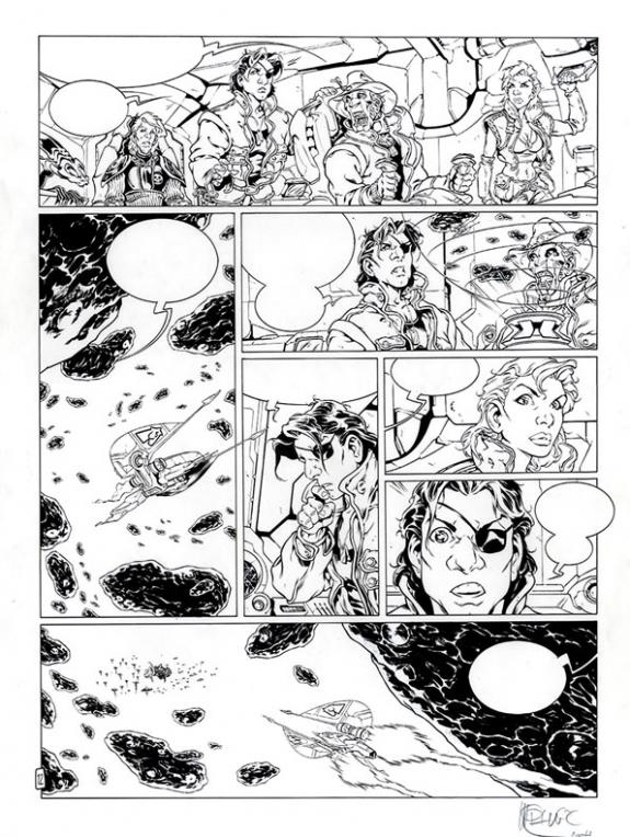 Nicolas Mitric - Kookaburra, Système Ragnarok, Planche origi