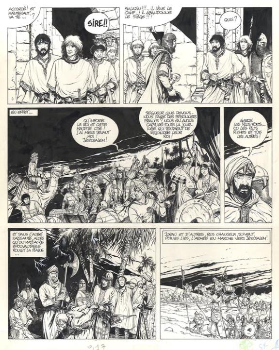 Thierry Cayman - Sylvain de Rochefort, Planche originale n°1