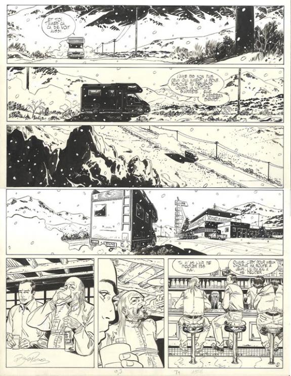 Bruno Rocco - A.D.N, L'espèce temps, Planche originale n°05