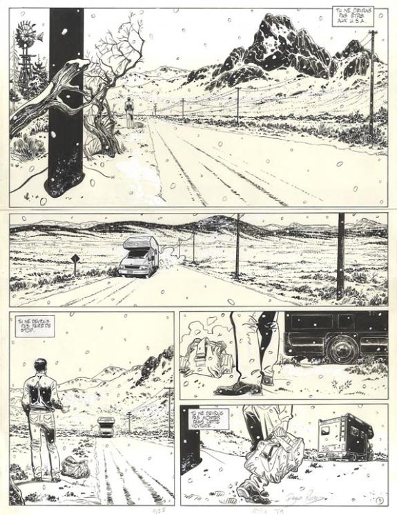 Bruno Rocco - A.D.N, L'espèce temps, Planche originale n°03.
