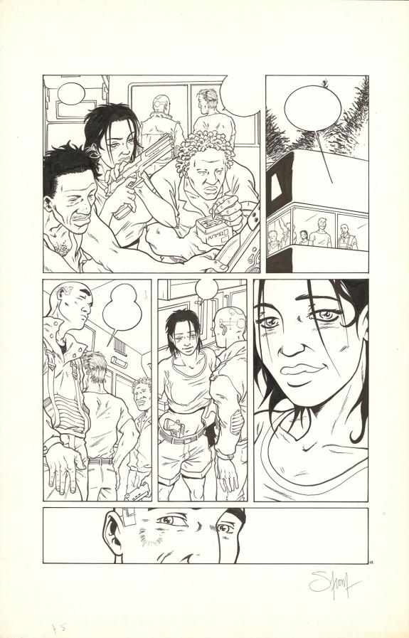 Sylvain Savoia - Nomad, Mémoire cache, Planche originale n°4