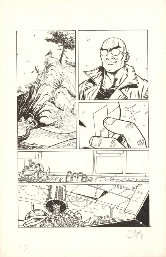 Sylvain Savoia - Nomad, Mémoire cache, Planche originale n°6