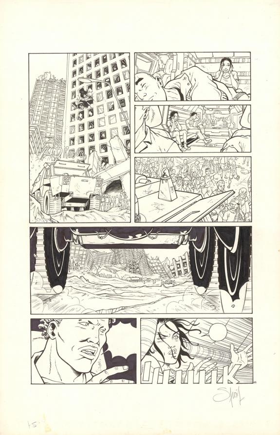 Sylvain Savoia - Nomad, Mémoire cache, Planche originale n°6