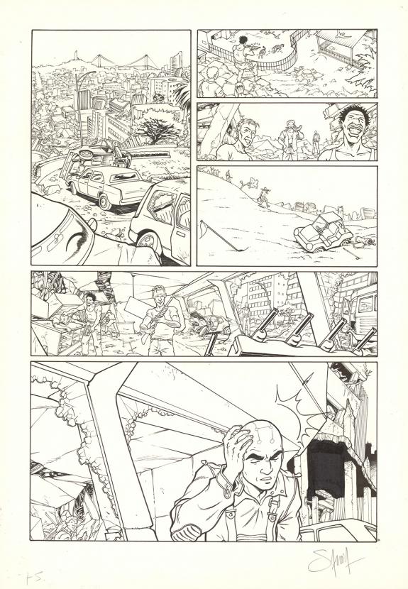Sylvain Savoia - Nomad, Mémoire cache, Planche originale n°8