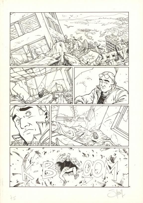 Sylvain Savoia - Nomad, Mémoire cache, Planche originale n°8