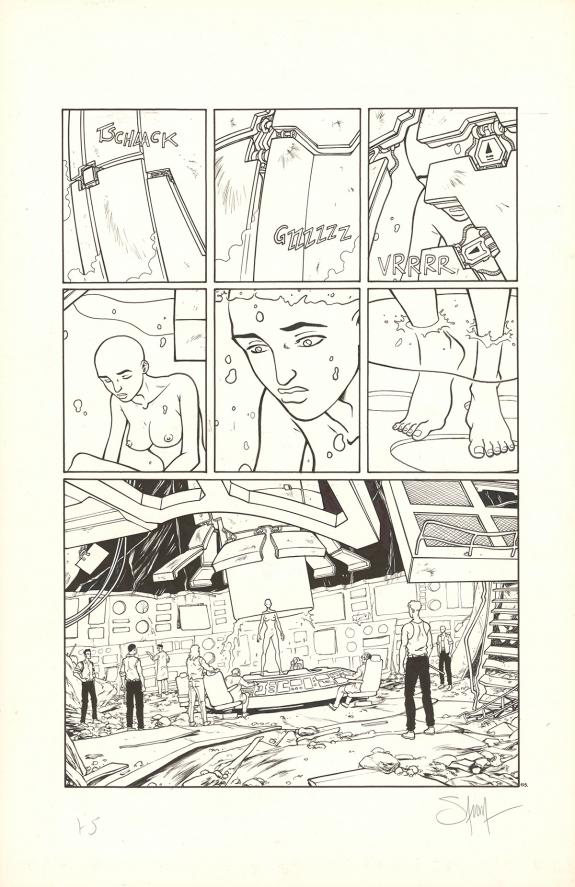 Sylvain Savoia - Nomad, Mémoire cache, Planche originale n°1