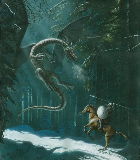 Thierry Démarez - L'Univers des dragons, Premiers feux, Illu