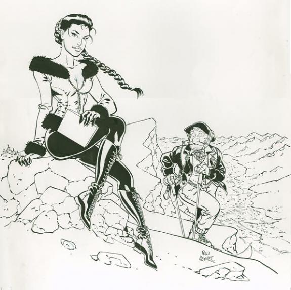 Félix Meynet - Illustration originale