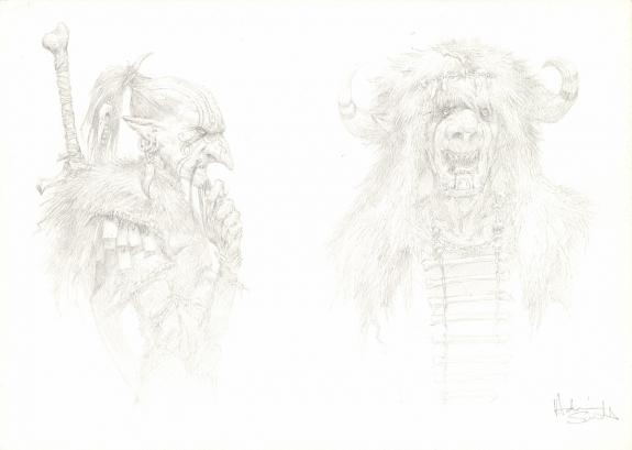 Adrian Smith - Livre féerie, Dark fantasy, Illustration orig