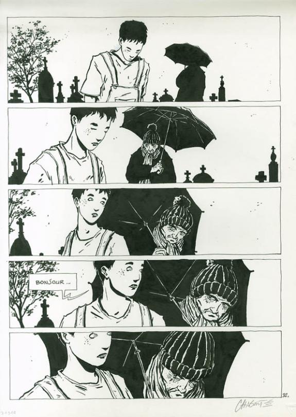 Christophe Chabouté - Zoé, Planche originale n°32