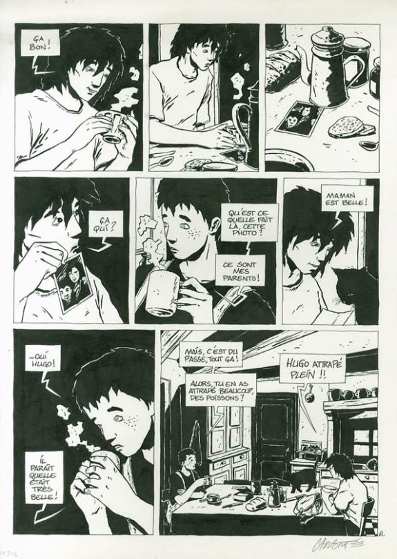 Christophe Chabouté - Zoé, Planche originale n°61