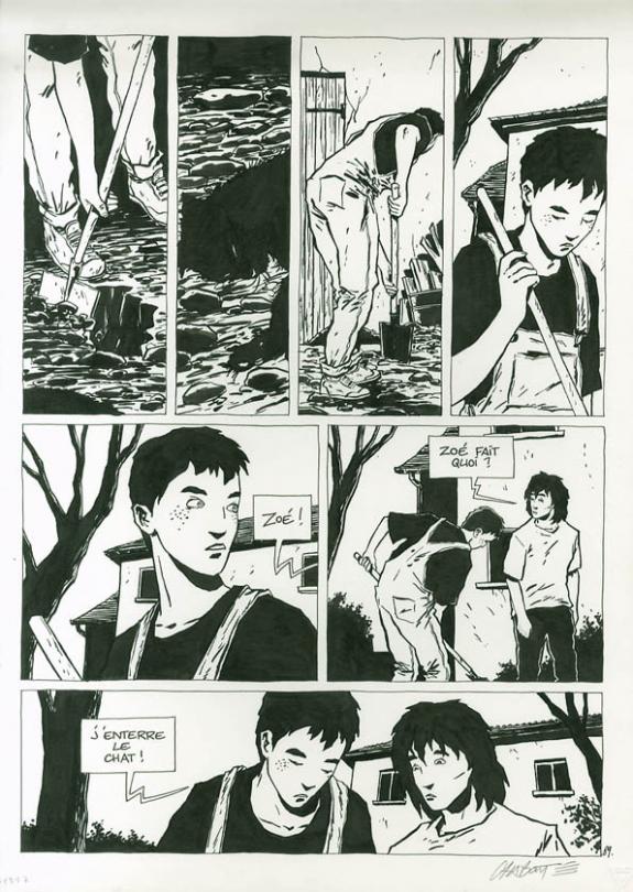 Christophe Chabouté - Zoé, Planche originale n°89