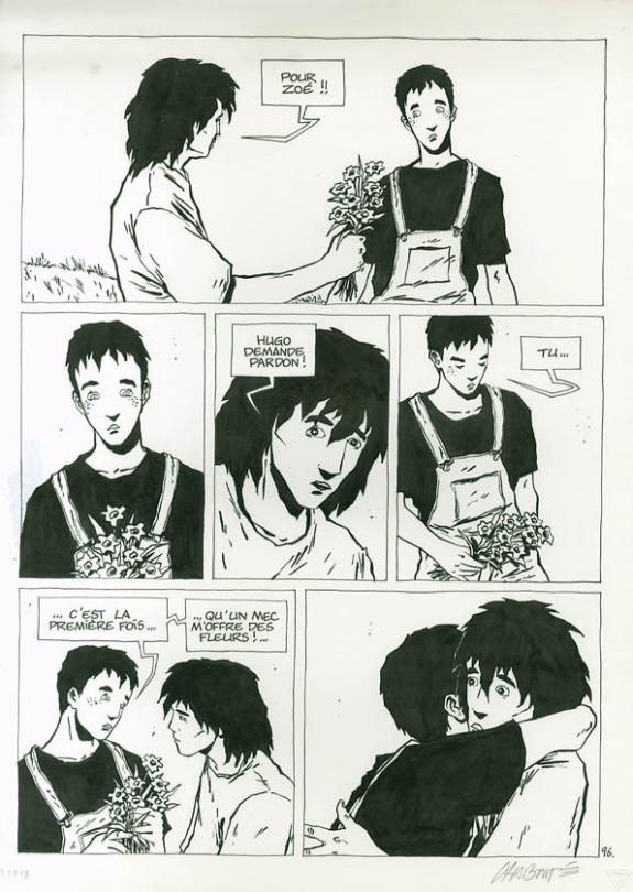 Christophe Chabouté - Zoé, Planche originale n°96