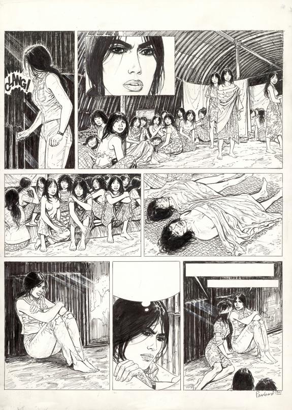 Boro Pavlovic - El Nino, Le Paria de Célèbes, Planche origin