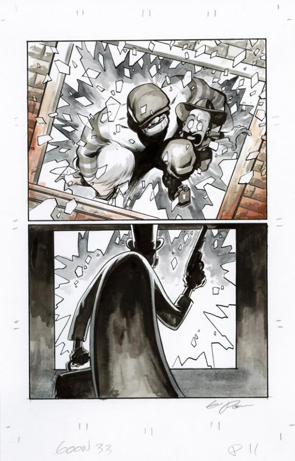 Eric Powell - The Goon, # 33, Planche originale n°11, Chap #