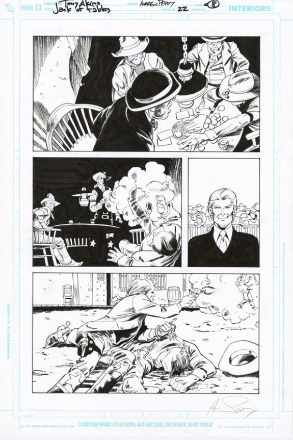 Andrew Pepoy - Jack of Fables, Planche originale n°8, Chap #