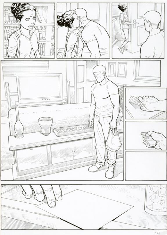 Marcial Toledano - Ken games, Ciseaux, Planche originale n°2