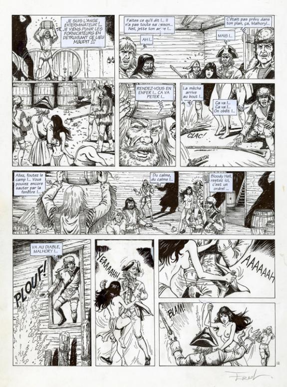 Ersel - Les pionniers du nouveau monde, Planche originale n°