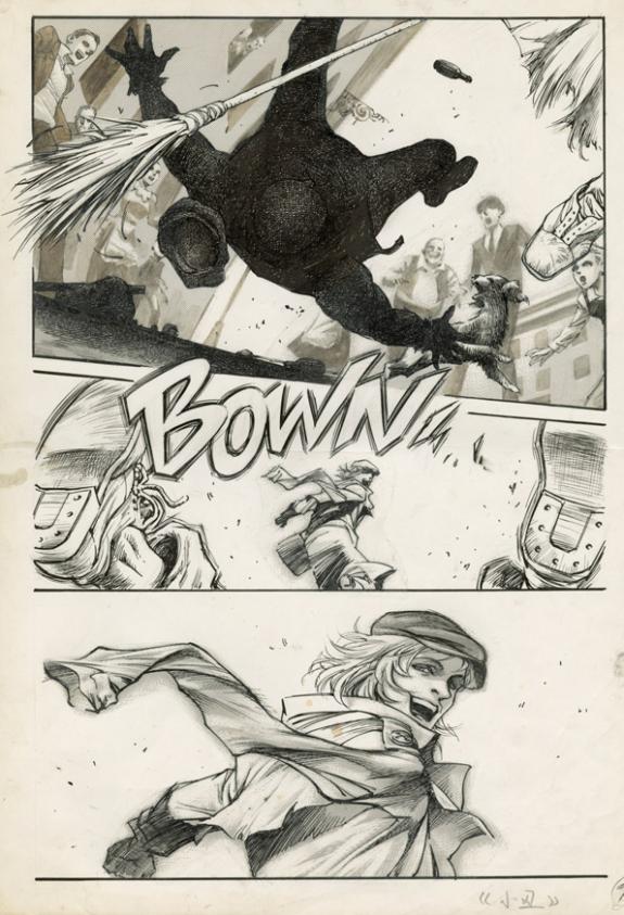 Zhang Xiao Yu - Le Clown, Planche originale n°07