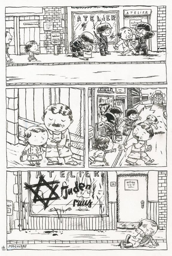 Marc Lizano - L'enfant caché, Planche originale n°18